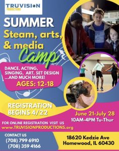 truvision producgtions summer arts camp flyer 2022d76f